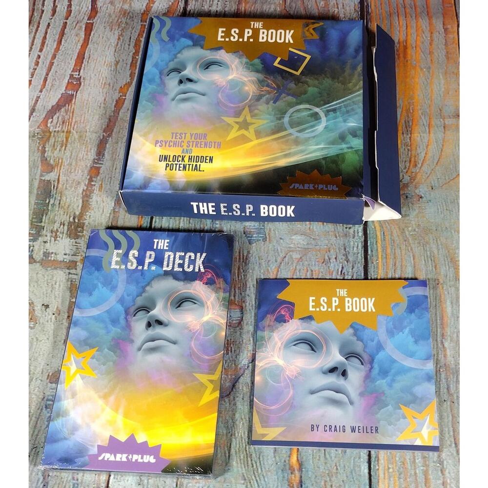 The E.S.P. Book with E.S.P. Deck - Test Your Psychic Strength